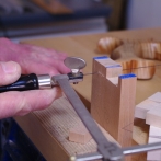 Cutting Dovetails - Fret saw